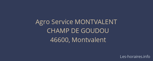 Agro Service MONTVALENT