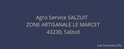 Agro Service SALZUIT