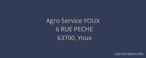 Agro Service YOUX