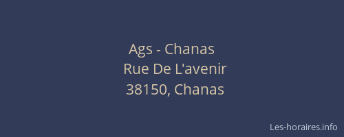 Ags - Chanas