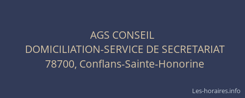 AGS CONSEIL