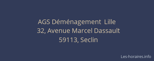 AGS Déménagement  Lille