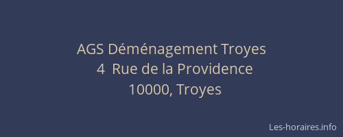 AGS Déménagement Troyes