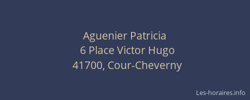 Aguenier Patricia