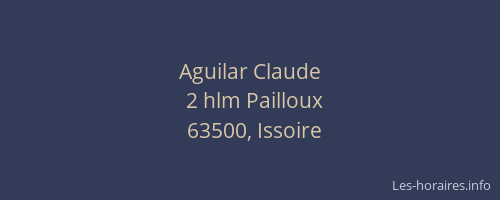 Aguilar Claude