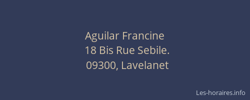 Aguilar Francine