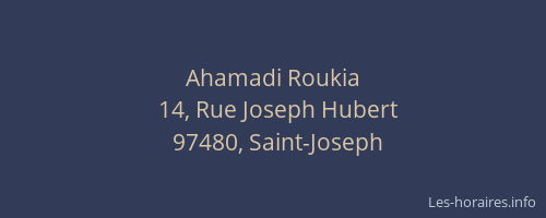 Ahamadi Roukia