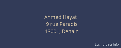 Ahmed Hayat