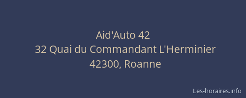 Aid'Auto 42