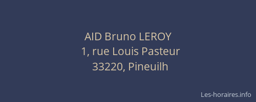 AID Bruno LEROY