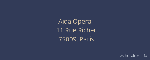 Aida Opera