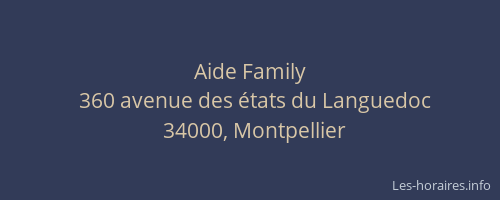 Aide Family