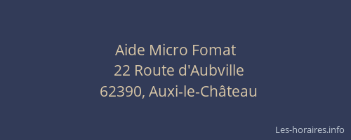 Aide Micro Fomat