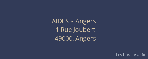 AIDES à Angers