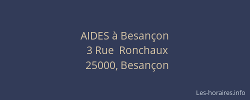 AIDES à Besançon