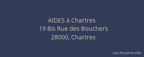 AIDES à Chartres
