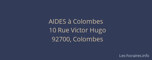 AIDES à Colombes