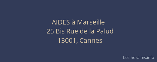 AIDES à Marseille