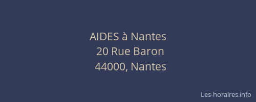 AIDES à Nantes