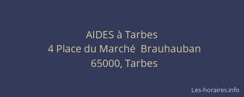 AIDES à Tarbes