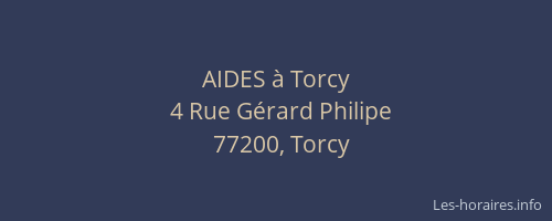 AIDES à Torcy