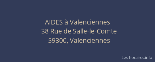 AIDES à Valenciennes