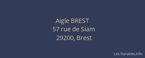 Aigle BREST