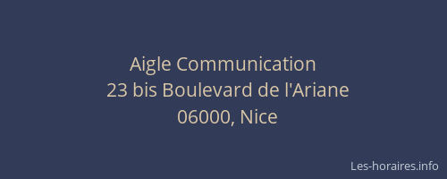 Aigle Communication
