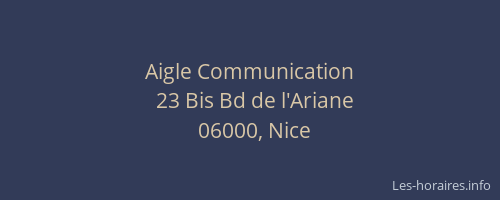 Aigle Communication