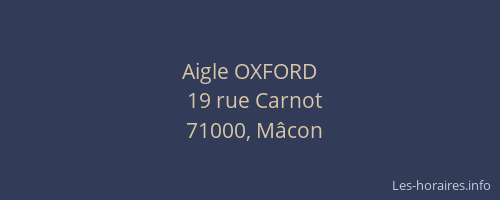 Aigle OXFORD