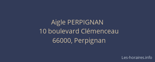 Aigle PERPIGNAN