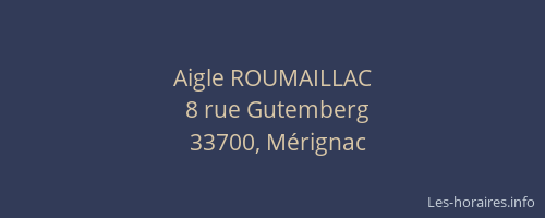 Aigle ROUMAILLAC