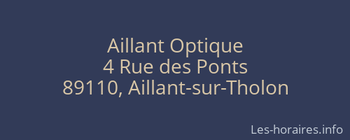 Aillant Optique