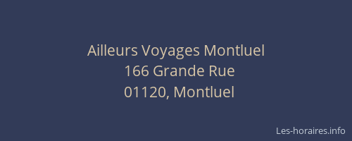 Ailleurs Voyages Montluel