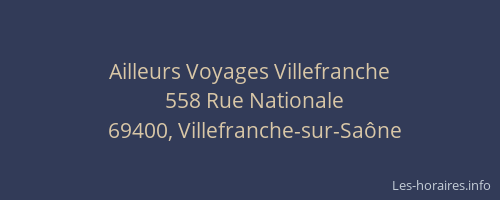 Ailleurs Voyages Villefranche