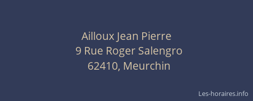 Ailloux Jean Pierre