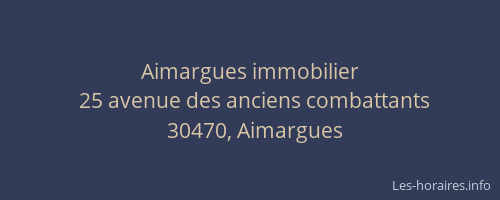 Aimargues immobilier