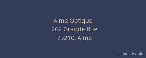 Aime Optique
