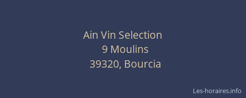 Ain Vin Selection