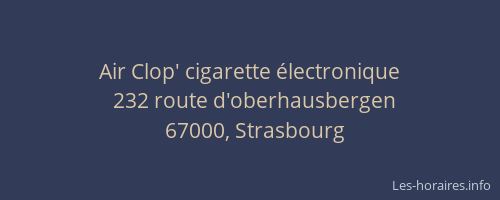 Air Clop' cigarette électronique