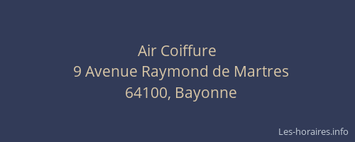 Air Coiffure