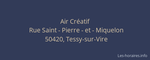 Air Cr&eacute;atif