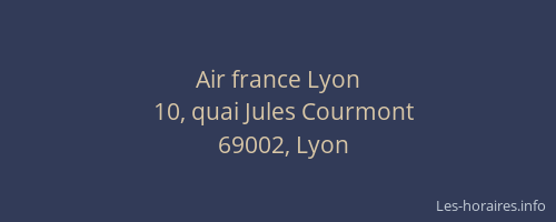 Air france Lyon