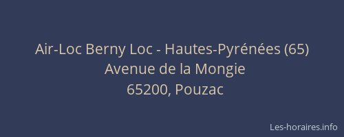 Air-Loc Berny Loc - Hautes-Pyr&eacute;n&eacute;es (65)