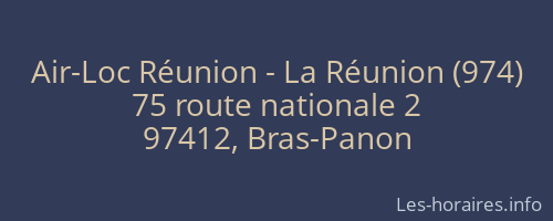 Air-Loc Réunion - La Réunion (974)