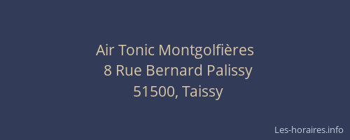 Air Tonic Montgolfières