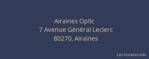 Airaines Optic