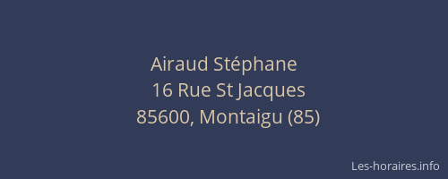 Airaud Stéphane