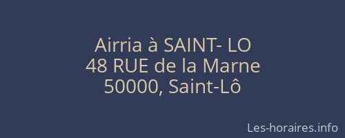 Airria à SAINT- LO