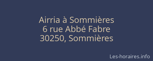 Airria à Sommières